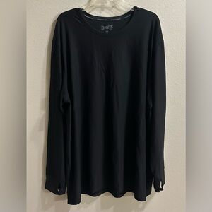 Duluth Trading Go Buck Naked Base Layer Tshirt Size 3XL Men Black Nylon Workwear